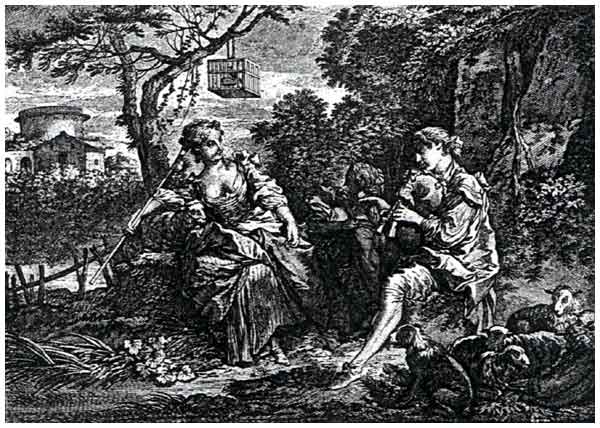 Pastoral Loves by Francois Boucher.