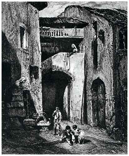 Painting by Alexanddre-Gabriel Decamps.